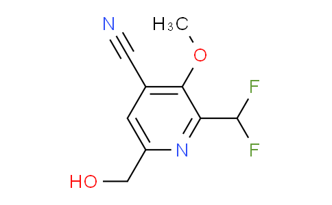 4-Cyano-2-(difluoromethyl)-3-methoxypyridine-6-methanol