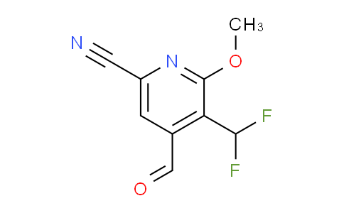6-Cyano-3-(difluoromethyl)-2-methoxypyridine-4-carboxaldehyde