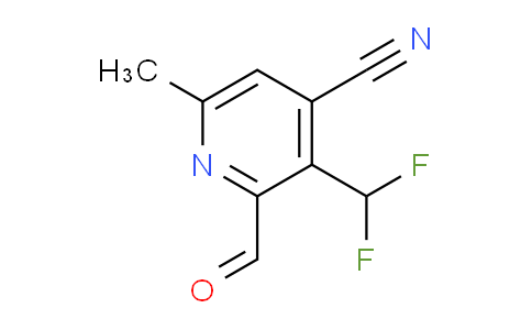 4-Cyano-3-(difluoromethyl)-6-methylpyridine-2-carboxaldehyde