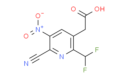 AM205795 | 1805183-09-8 | 2-Cyano-6-(difluoromethyl)-3-nitropyridine-5-acetic acid