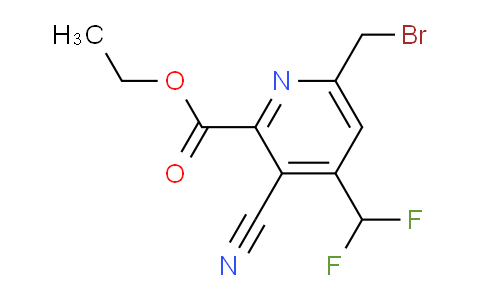 AM205798 | 1806851-14-8 | Ethyl 6-(bromomethyl)-3-cyano-4-(difluoromethyl)pyridine-2-carboxylate