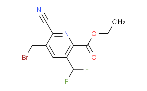 AM205800 | 1806851-42-2 | Ethyl 3-(bromomethyl)-2-cyano-5-(difluoromethyl)pyridine-6-carboxylate