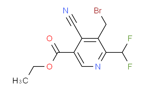 AM205802 | 1806997-50-1 | Ethyl 3-(bromomethyl)-4-cyano-2-(difluoromethyl)pyridine-5-carboxylate