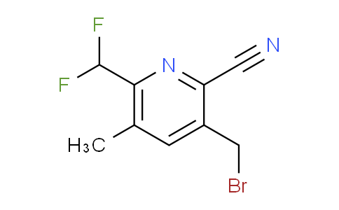 3-(Bromomethyl)-2-cyano-6-(difluoromethyl)-5-methylpyridine