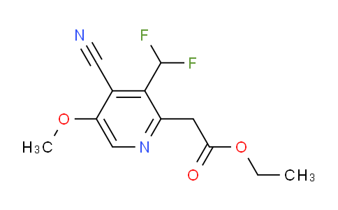 AM205823 | 1806904-95-9 | Ethyl 4-cyano-3-(difluoromethyl)-5-methoxypyridine-2-acetate