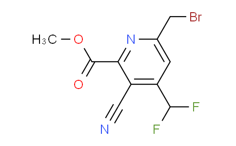 Methyl 6-(bromomethyl)-3-cyano-4-(difluoromethyl)pyridine-2-carboxylate