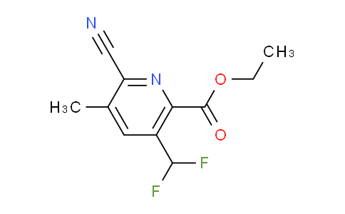 AM205828 | 1804417-64-8 | Ethyl 2-cyano-5-(difluoromethyl)-3-methylpyridine-6-carboxylate