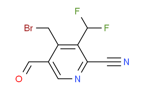 AM205833 | 1805288-44-1 | 4-(Bromomethyl)-2-cyano-3-(difluoromethyl)pyridine-5-carboxaldehyde