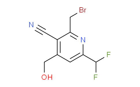 2-(Bromomethyl)-3-cyano-6-(difluoromethyl)pyridine-4-methanol