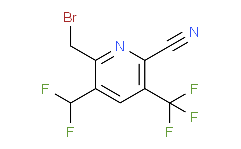 AM205841 | 1804421-02-0 | 2-(Bromomethyl)-6-cyano-3-(difluoromethyl)-5-(trifluoromethyl)pyridine