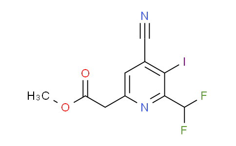 AM205842 | 1805925-72-7 | Methyl 4-cyano-2-(difluoromethyl)-3-iodopyridine-6-acetate