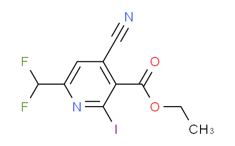 AM205848 | 1807097-11-5 | Ethyl 4-cyano-6-(difluoromethyl)-2-iodopyridine-3-carboxylate