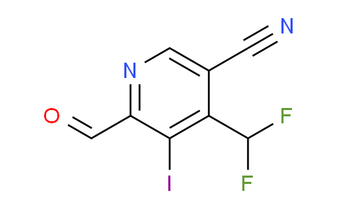 5-Cyano-4-(difluoromethyl)-3-iodopyridine-2-carboxaldehyde