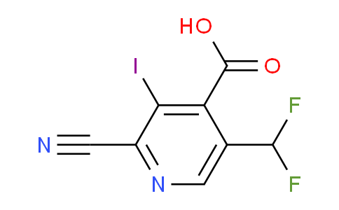 AM205855 | 1805924-04-2 | 2-Cyano-5-(difluoromethyl)-3-iodopyridine-4-carboxylic acid