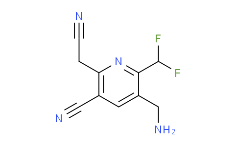 AM205857 | 1804697-38-8 | 3-(Aminomethyl)-5-cyano-2-(difluoromethyl)pyridine-6-acetonitrile