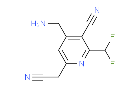 AM205859 | 1804418-17-4 | 4-(Aminomethyl)-3-cyano-2-(difluoromethyl)pyridine-6-acetonitrile