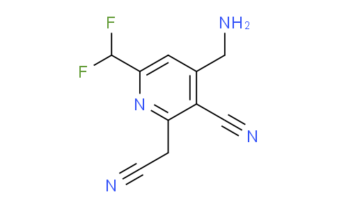 AM205861 | 1805505-17-2 | 4-(Aminomethyl)-3-cyano-6-(difluoromethyl)pyridine-2-acetonitrile