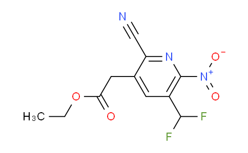 AM205884 | 1805567-19-4 | Ethyl 2-cyano-5-(difluoromethyl)-6-nitropyridine-3-acetate