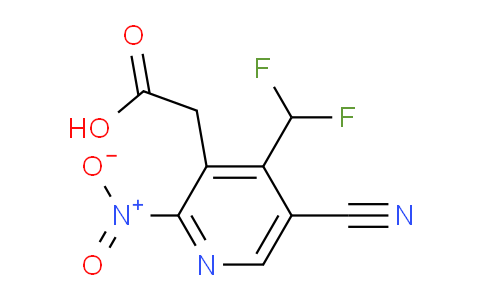 AM205890 | 1804423-92-4 | 5-Cyano-4-(difluoromethyl)-2-nitropyridine-3-acetic acid