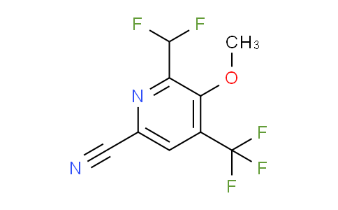6-Cyano-2-(difluoromethyl)-3-methoxy-4-(trifluoromethyl)pyridine