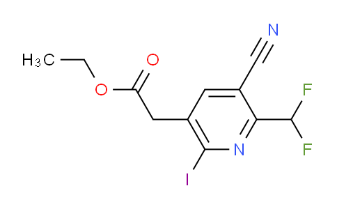 AM205926 | 1805925-91-0 | Ethyl 3-cyano-2-(difluoromethyl)-6-iodopyridine-5-acetate