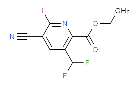 AM205936 | 1804378-78-6 | Ethyl 3-cyano-5-(difluoromethyl)-2-iodopyridine-6-carboxylate