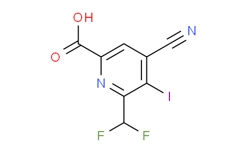 4-Cyano-2-(difluoromethyl)-3-iodopyridine-6-carboxylic acid