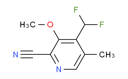 2-Cyano-4-(difluoromethyl)-3-methoxy-5-methylpyridine
