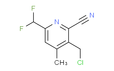 3-(Chloromethyl)-2-cyano-6-(difluoromethyl)-4-methylpyridine