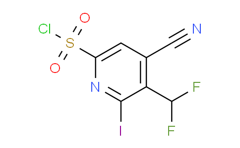 AM205950 | 1805284-82-5 | 4-Cyano-3-(difluoromethyl)-2-iodopyridine-6-sulfonyl chloride