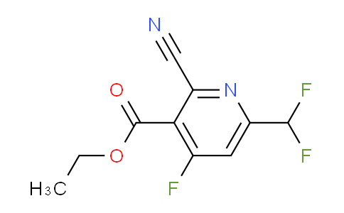 AM205957 | 1807111-94-9 | Ethyl 2-cyano-6-(difluoromethyl)-4-fluoropyridine-3-carboxylate