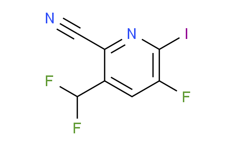 AM205984 | 1806948-43-5 | 2-Cyano-3-(difluoromethyl)-5-fluoro-6-iodopyridine