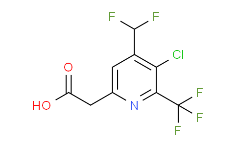 AM205987 | 1805353-66-5 | 3-Chloro-4-(difluoromethyl)-2-(trifluoromethyl)pyridine-6-acetic acid