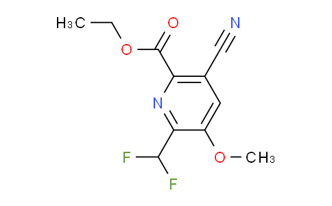 AM205988 | 1806005-62-8 | Ethyl 5-cyano-2-(difluoromethyl)-3-methoxypyridine-6-carboxylate