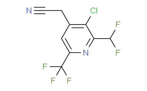 AM205996 | 1805378-76-0 | 3-Chloro-2-(difluoromethyl)-6-(trifluoromethyl)pyridine-4-acetonitrile