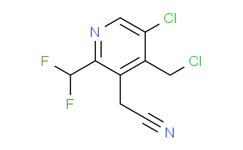 5-Chloro-4-(chloromethyl)-2-(difluoromethyl)pyridine-3-acetonitrile
