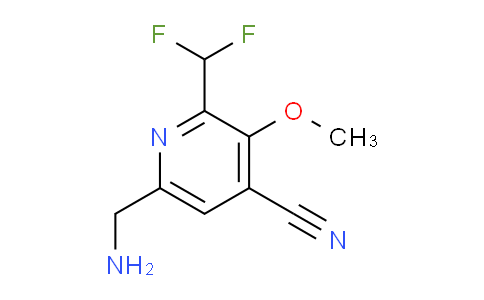 6-(Aminomethyl)-4-cyano-2-(difluoromethyl)-3-methoxypyridine