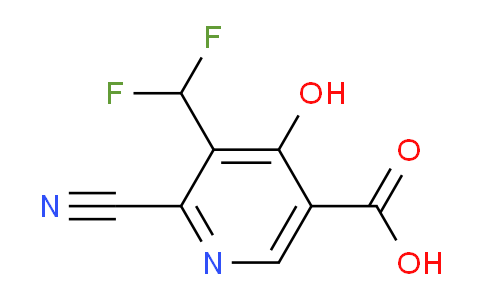 2-Cyano-3-(difluoromethyl)-4-hydroxypyridine-5-carboxylic acid