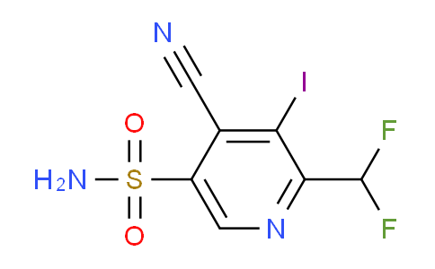 AM206035 | 1804380-64-0 | 4-Cyano-2-(difluoromethyl)-3-iodopyridine-5-sulfonamide