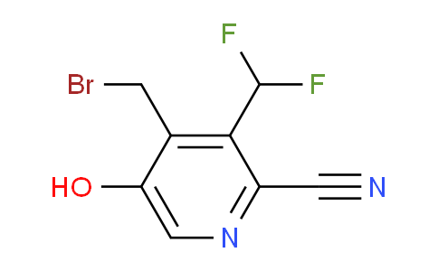 4-(Bromomethyl)-2-cyano-3-(difluoromethyl)-5-hydroxypyridine