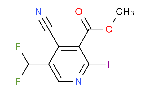AM206047 | 1806859-33-5 | Methyl 4-cyano-5-(difluoromethyl)-2-iodopyridine-3-carboxylate