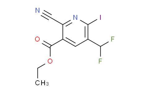 AM206048 | 1806957-00-5 | Ethyl 2-cyano-5-(difluoromethyl)-6-iodopyridine-3-carboxylate