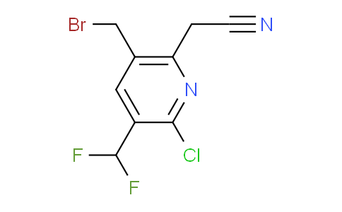 AM206051 | 1805364-21-9 | 5-(Bromomethyl)-2-chloro-3-(difluoromethyl)pyridine-6-acetonitrile