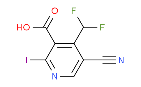 AM206053 | 1806980-40-4 | 5-Cyano-4-(difluoromethyl)-2-iodopyridine-3-carboxylic acid