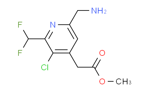 AM206060 | 1804489-81-3 | Methyl 6-(aminomethyl)-3-chloro-2-(difluoromethyl)pyridine-4-acetate