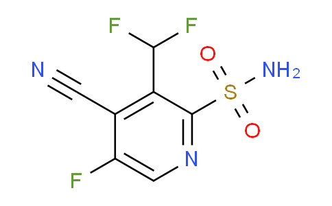 4-Cyano-3-(difluoromethyl)-5-fluoropyridine-2-sulfonamide