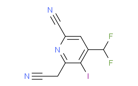 AM206067 | 1806947-95-4 | 6-Cyano-4-(difluoromethyl)-3-iodopyridine-2-acetonitrile