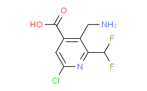 3-(Aminomethyl)-6-chloro-2-(difluoromethyl)pyridine-4-carboxylic acid
