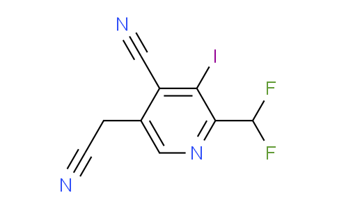 AM206071 | 1805491-60-4 | 4-Cyano-2-(difluoromethyl)-3-iodopyridine-5-acetonitrile