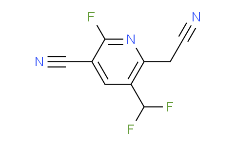 AM206078 | 1805359-44-7 | 3-Cyano-5-(difluoromethyl)-2-fluoropyridine-6-acetonitrile
